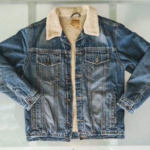 Fleece Lined Denim Jacket